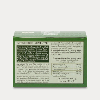 Tisana Biologica Vite Rossa Gambe