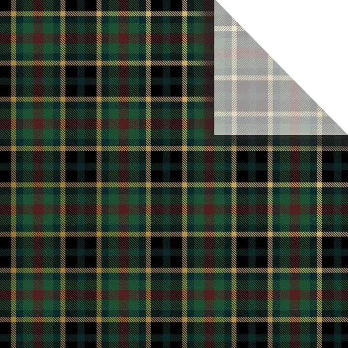 Tissue - Hunter & Navy Plaid