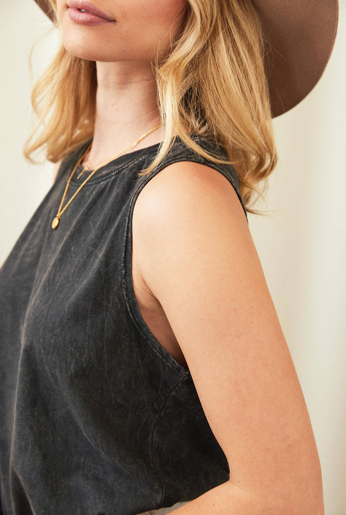 Tom Petty Tank Top | Mineral Black