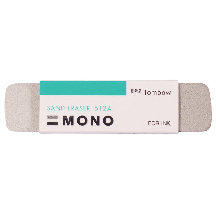 Tombow - MONO Sand Eraser - For Ink. This eraser is made from a mixture of sand and rubber which can be used to erase pencil as well as ink markings. Environmentally friendly, produced with all-natural materials. This package contains one sand eraser for typewriter. Imported. Available at Embellish Away located in Bowmanville Ontario Canada.