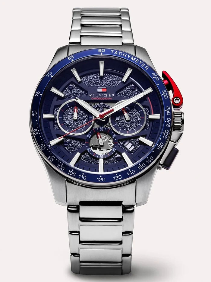 Tommy Hilfiger Bank Blue Dial Quartz Analog Watch - TH1792261