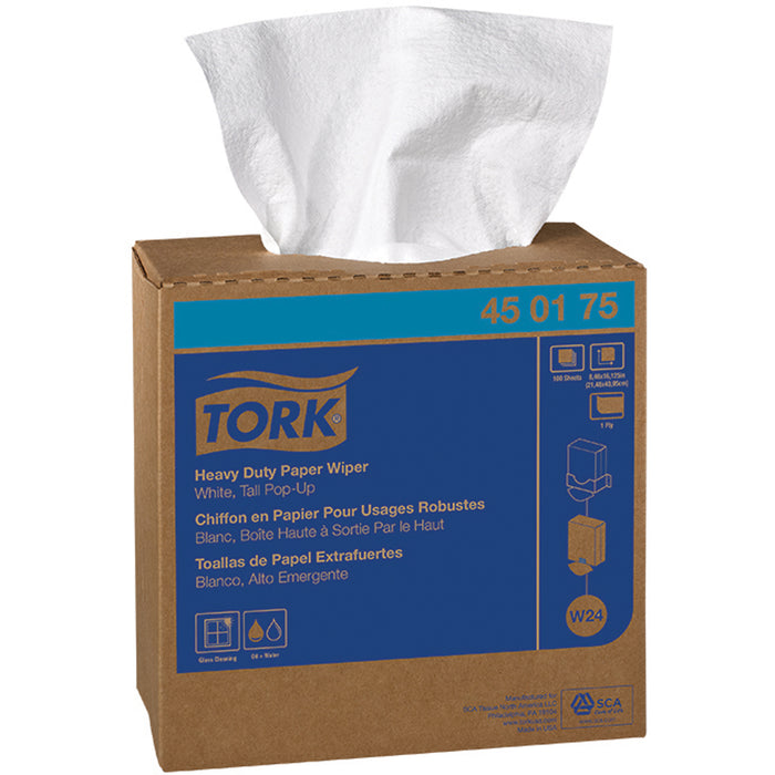 Tork - All-Purpose 16.25" x 9.25" White Advanced 450 Wipers - 14101336