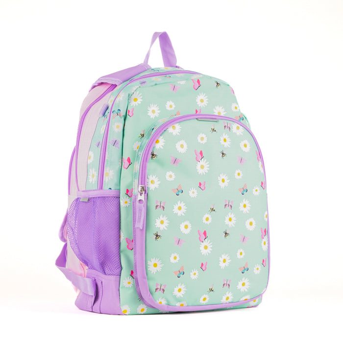 Tracker Daisies & Cotton Candy reversible Backpack - Bentley