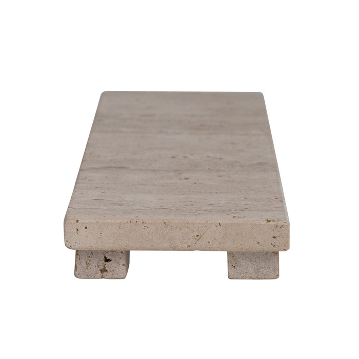 Travertine Footed Serving Board