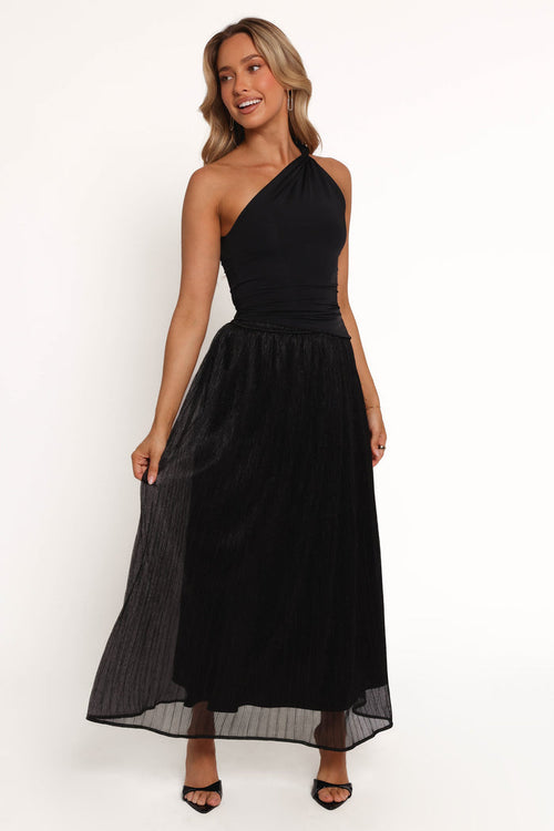 Petal and Pup USA BOTTOMS Tricia Maxi Skirt - Black