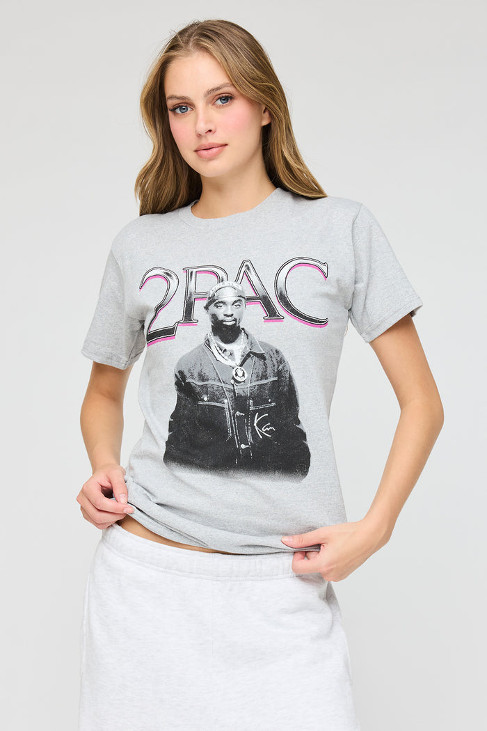 Tupac Graphic Boyfriend T-Shirt