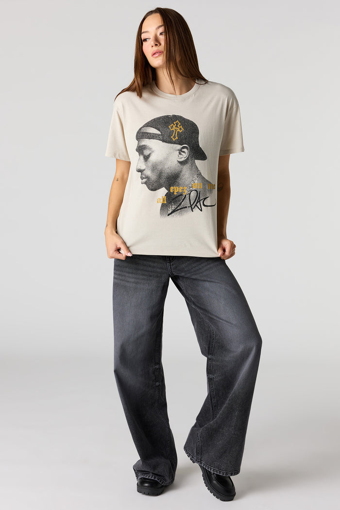 Tupac Graphic Boyfriend T-Shirt