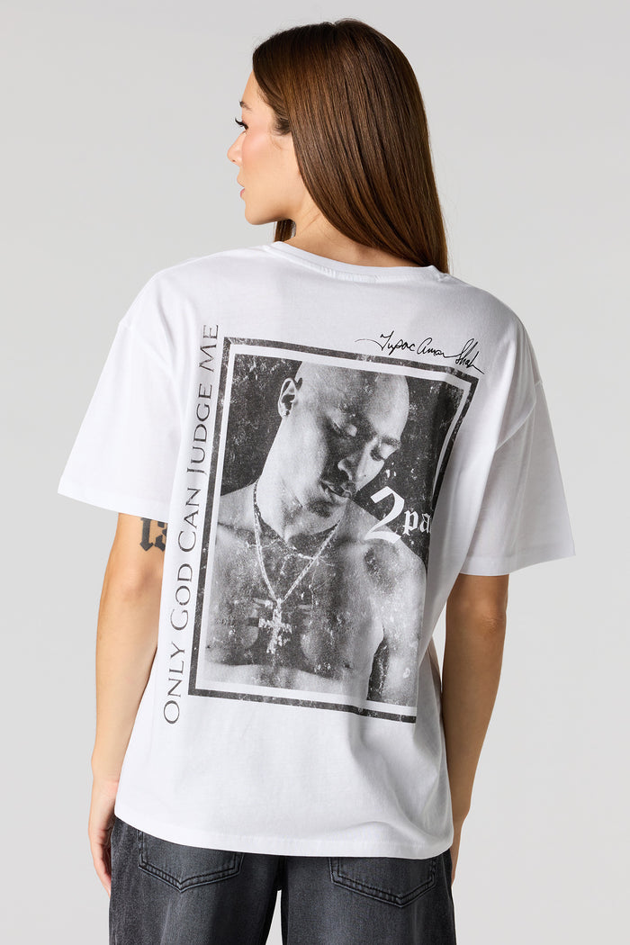 Tupac Graphic Boyfriend T-Shirt