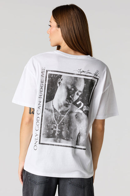 Tupac Graphic Boyfriend T-Shirt