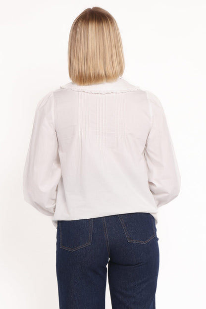 Petal and Pup USA TOPS Turner Shirt - White (Hold for Amazon)