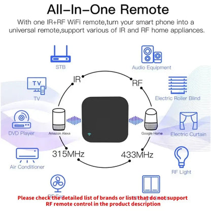 All in one remote remote control system