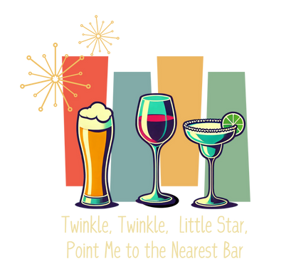 Twinkle, Twinkle, Little Star, Point Me to the Nearest Bar Unisex HD Cotton™ T-shirt