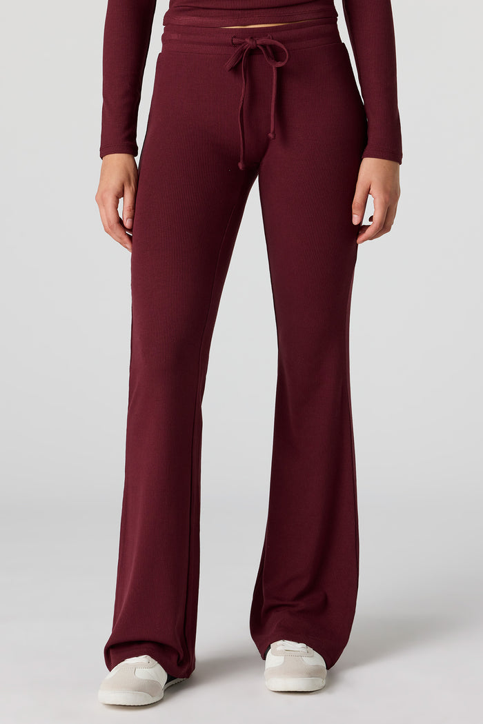 U/A Ribbed Flare Pant