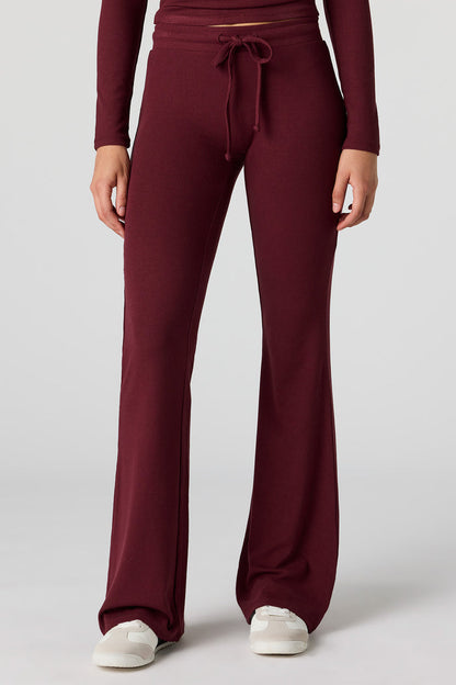 U/A Ribbed Flare Pant