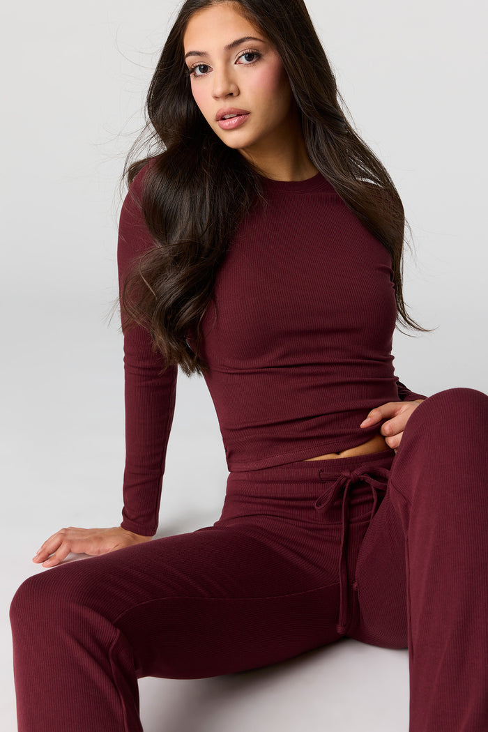 U/A Ribbed Long Sleeve Top