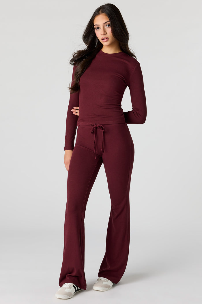 U/A Ribbed Long Sleeve Top