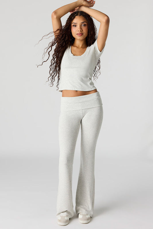U/A Soft Foldover Flare Pant