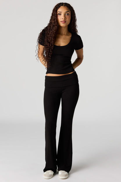 U/A Soft Foldover Flare Pant