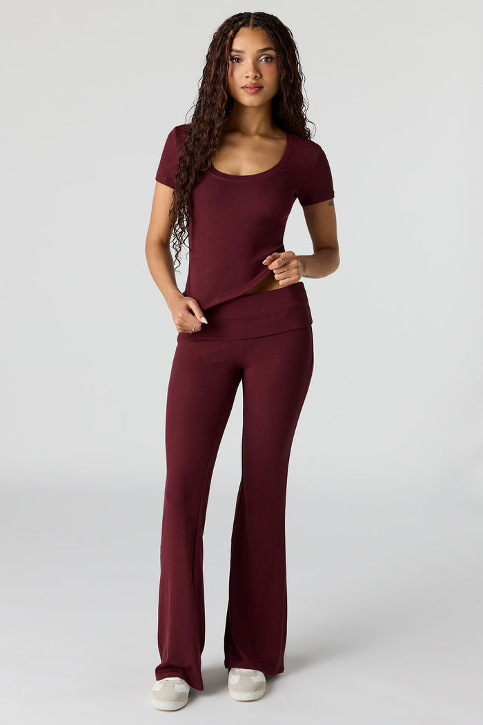 U/A Soft Foldover Flare Pant