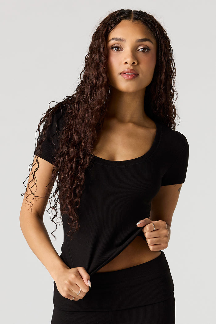 U/A Soft Ribbed T-Shirt