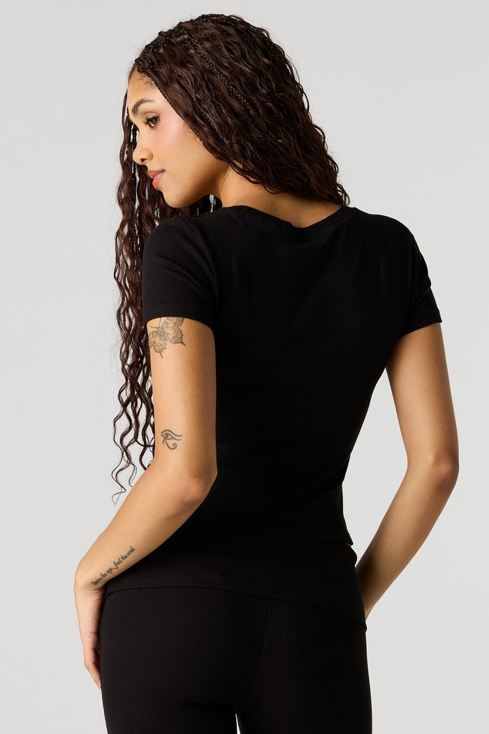 U/A Soft Ribbed T-Shirt