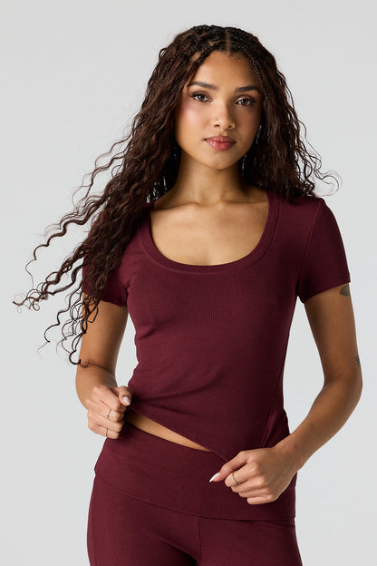 U/A Soft Ribbed T-Shirt