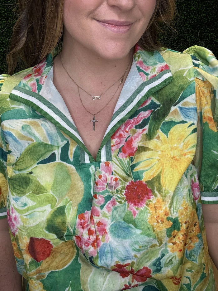 Umgee Jacard Print Mini Dress