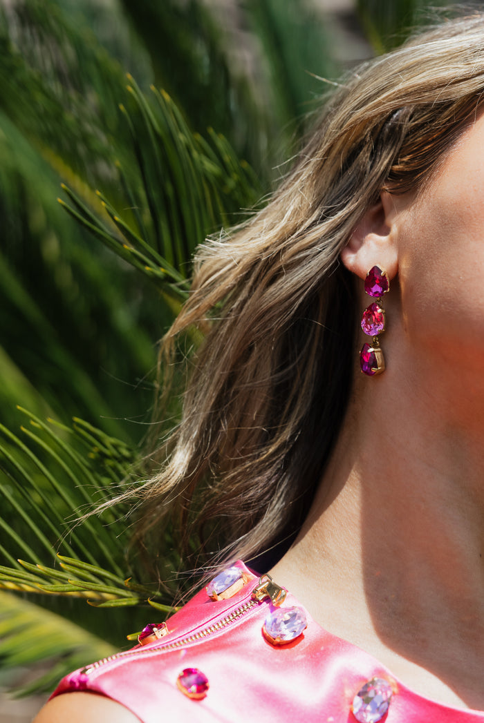 Unapologetic Pink Statement Drop Earring