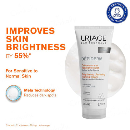 Uriage Depiderm Brightening Cleansing Foaming Cream With Vitamin C