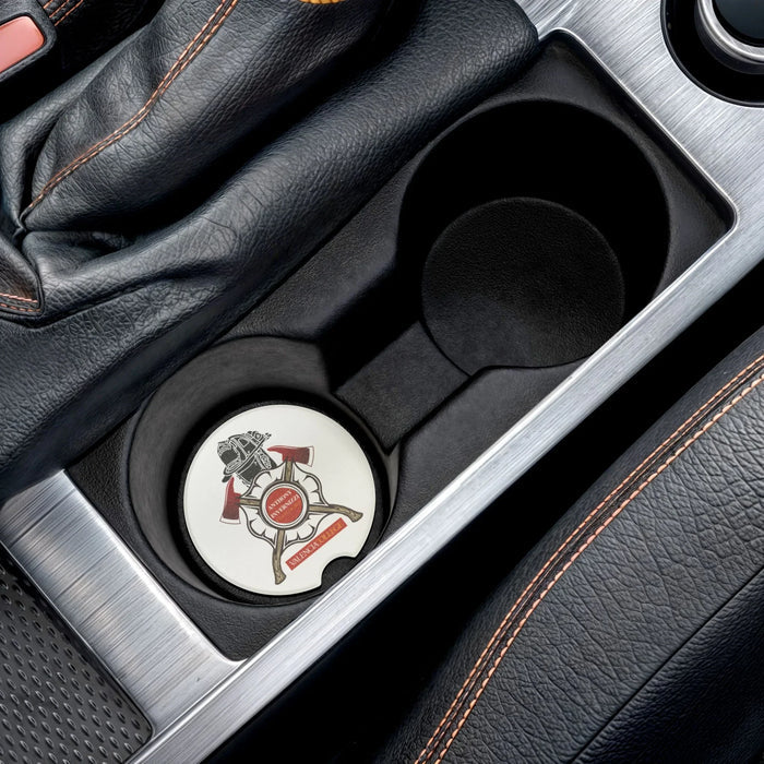 Valencia College Fire Rescue Car Coasters - Personalizable - Whippie's
