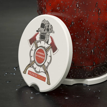 Valencia College Fire Rescue Car Coasters - Personalizable - Whippie's