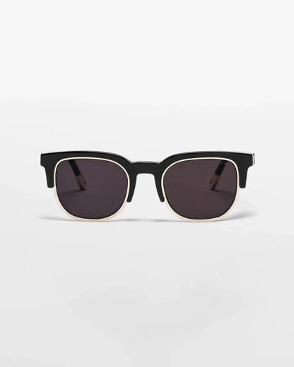 VANTA Matar Sunglasses - Gloss Black & Gold Metal