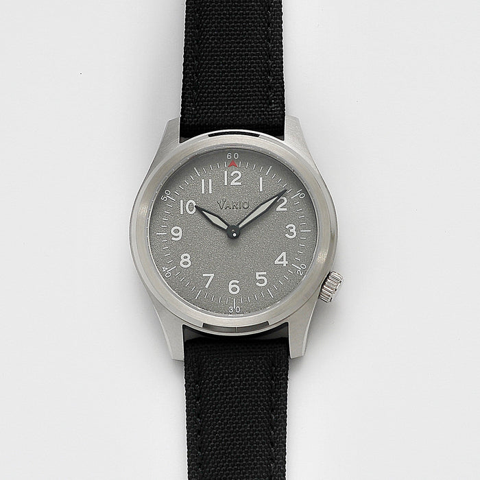 Vario A11-S Solar Quartz Field Watch grey