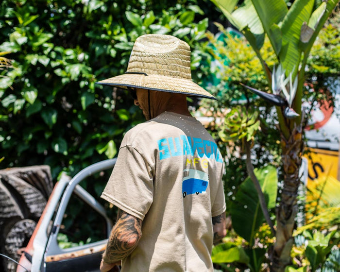 Model wearing the Vee Dub Tee