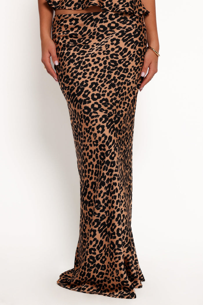 Petal and Pup USA BOTTOMS Velman Skirt - Leopard
