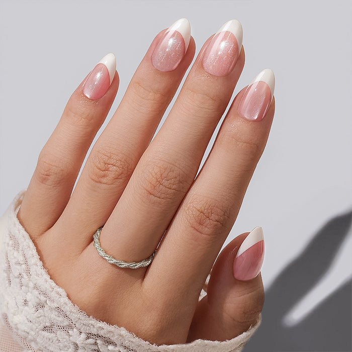 Velvet Peachy | Short Almond | SALON PRESS | INLAY TECHNOLOGY™