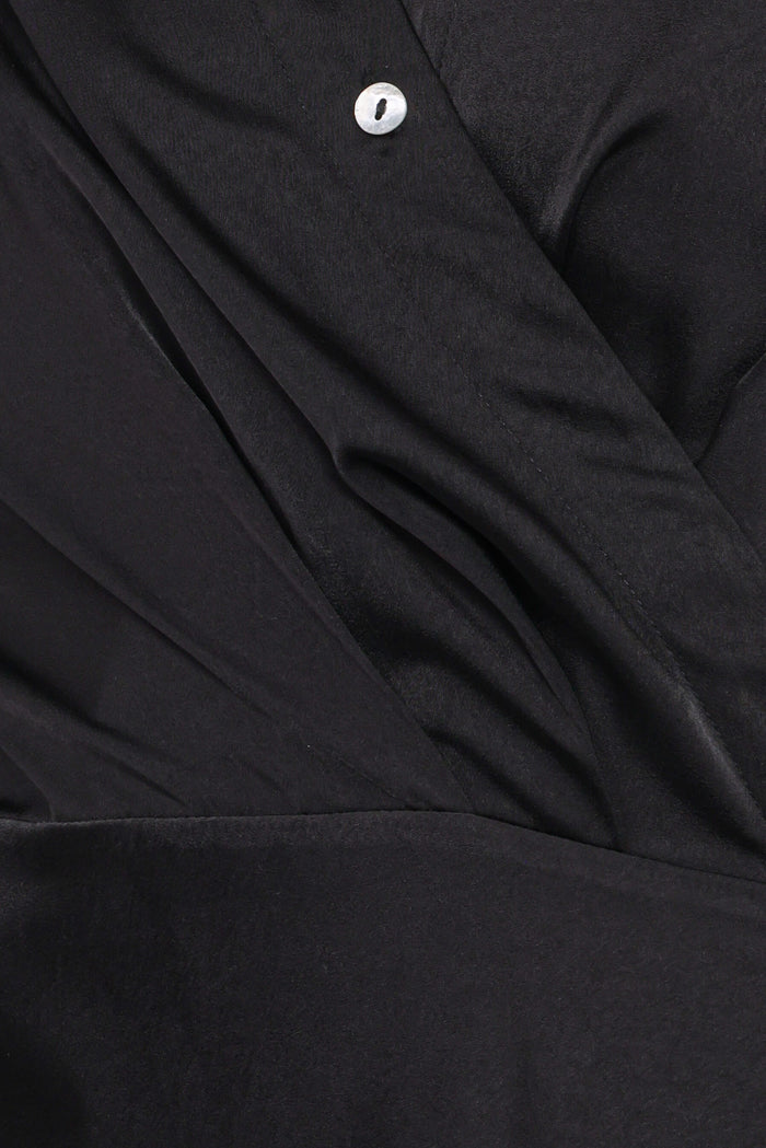 Petal and Pup USA DRESSES Verna Long Sleeve Maxi Dress - Black