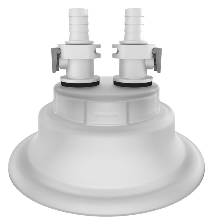VersaCap® 120mm 3/8" HB x2 Adapter Insert for Bioprocessing - Premium Foxx Laboratory Component | img_1 | Foxx Life Sciences Global | shopfls.com