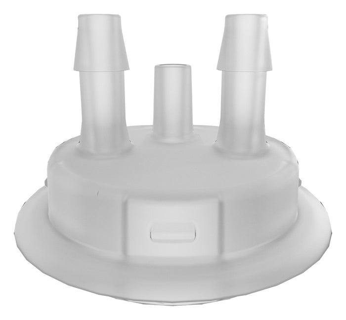 VersaCap® 53B Molded Dual 1/4" HB with Vent Adapter Insert | img_1 | Foxx Life Sciences Global | shopfls.com