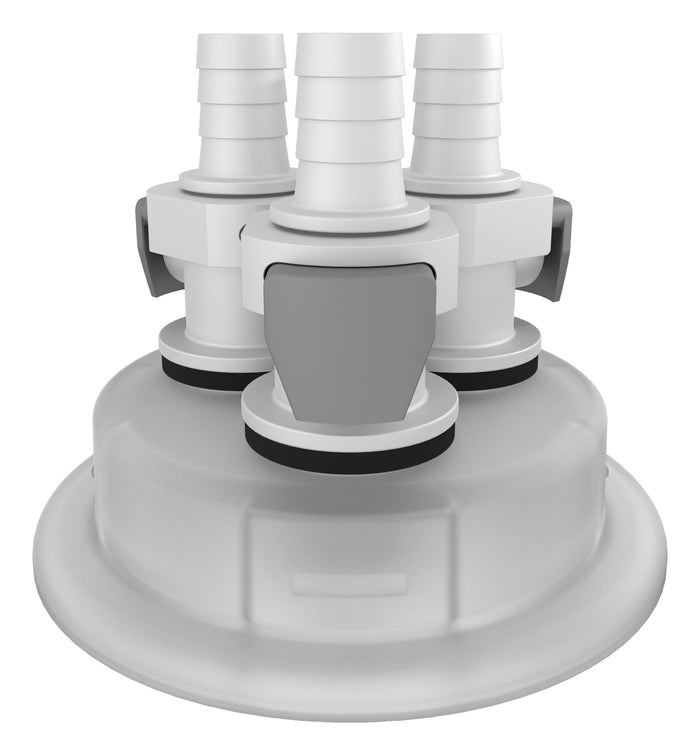 VersaCap® 83B 3/8" HB x3 Adapter Insert | img_1 | Foxx Life Sciences Global | shopfls.com