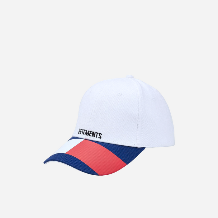 Vetements X Tommy Hilfiger White Baseball Cap