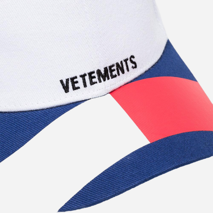Vetements X Tommy Hilfiger White Baseball Cap