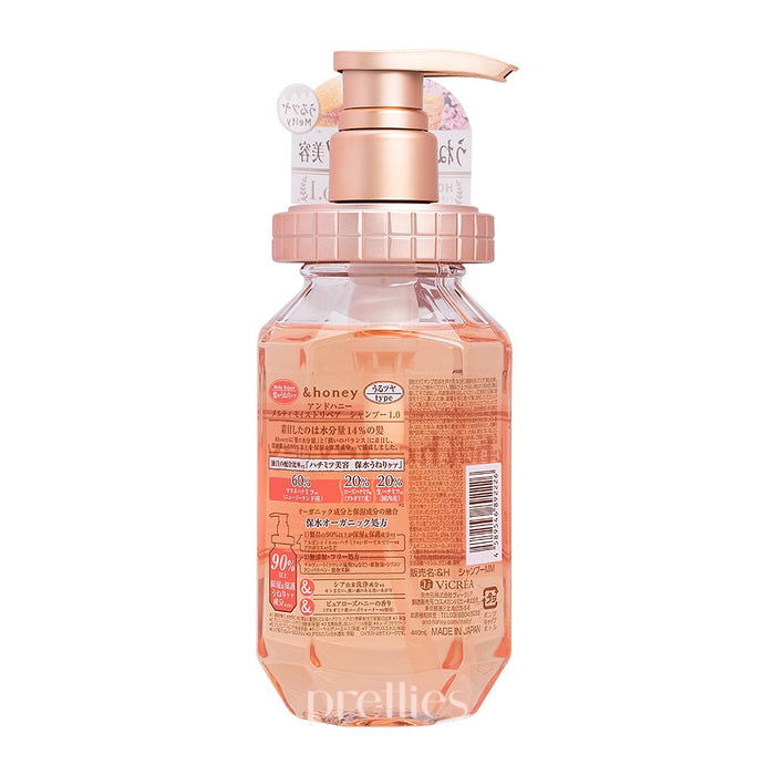VICREA &honey Melty Moist Repair Shampoo Step1.0 440ml (Pink)