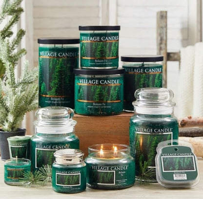 Village Candle - Balsam Fir - Large Glass Dome
