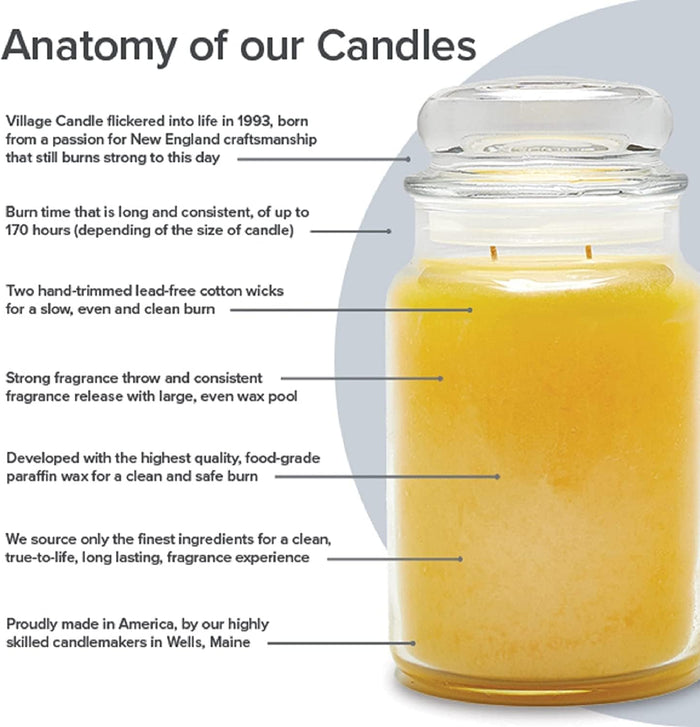 Village Candle - Balsam Fir - Large Glass Dome