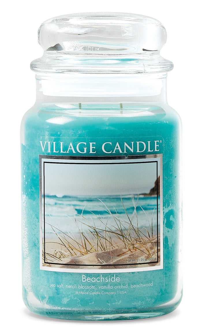 Village Candle - Beachside - Large Glass Dome