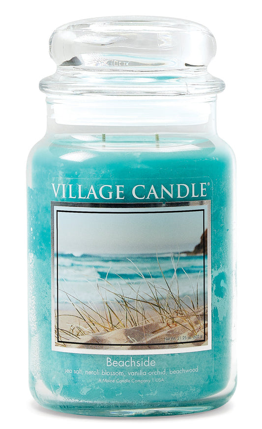 Village Candle - Beachside - Large Glass Dome