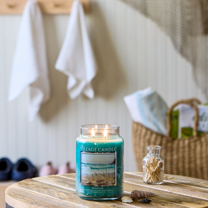 Village Candle - Beachside - Large Glass Dome