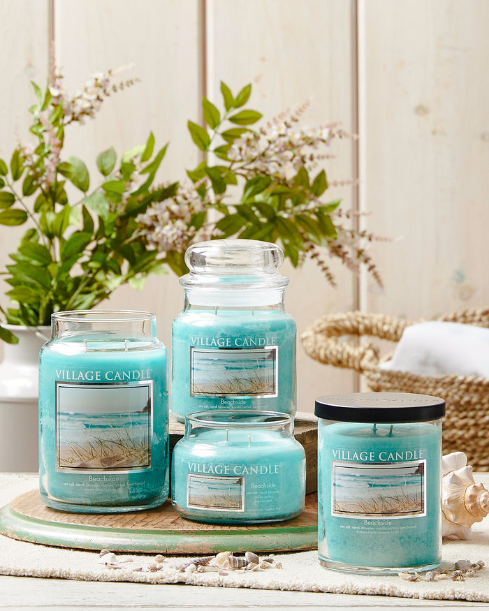 Village Candle - Beachside - Large Glass Dome