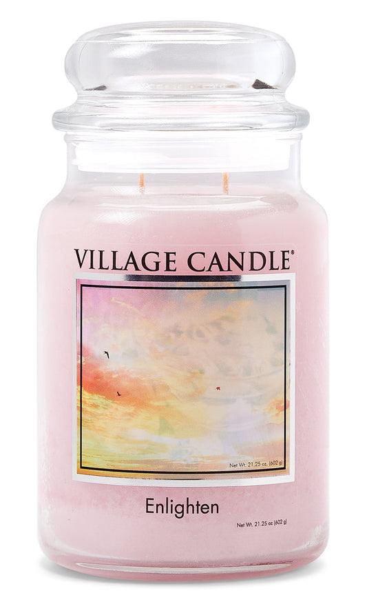 Village Candle - Enlighten - Large Glass Dome